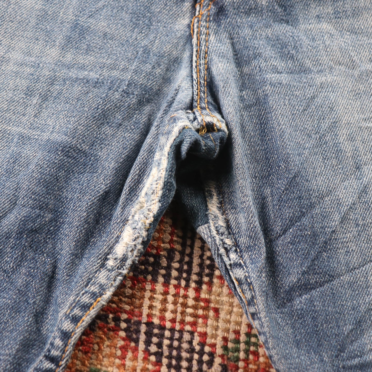 Levi's 507 Red Tab W36 L33 Relaxed Fit Blue Denim Jeans