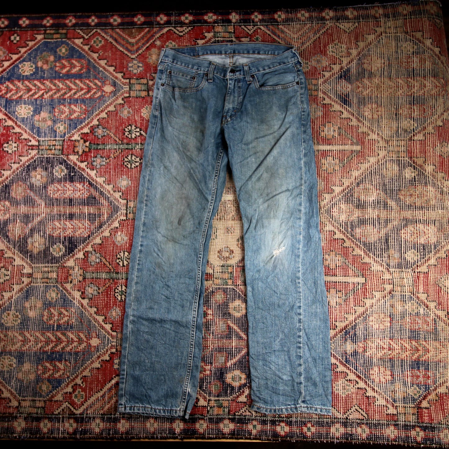 Levi's 559 W32 L29 Straight Leg Relaxed Fit Blue Denim Jeans