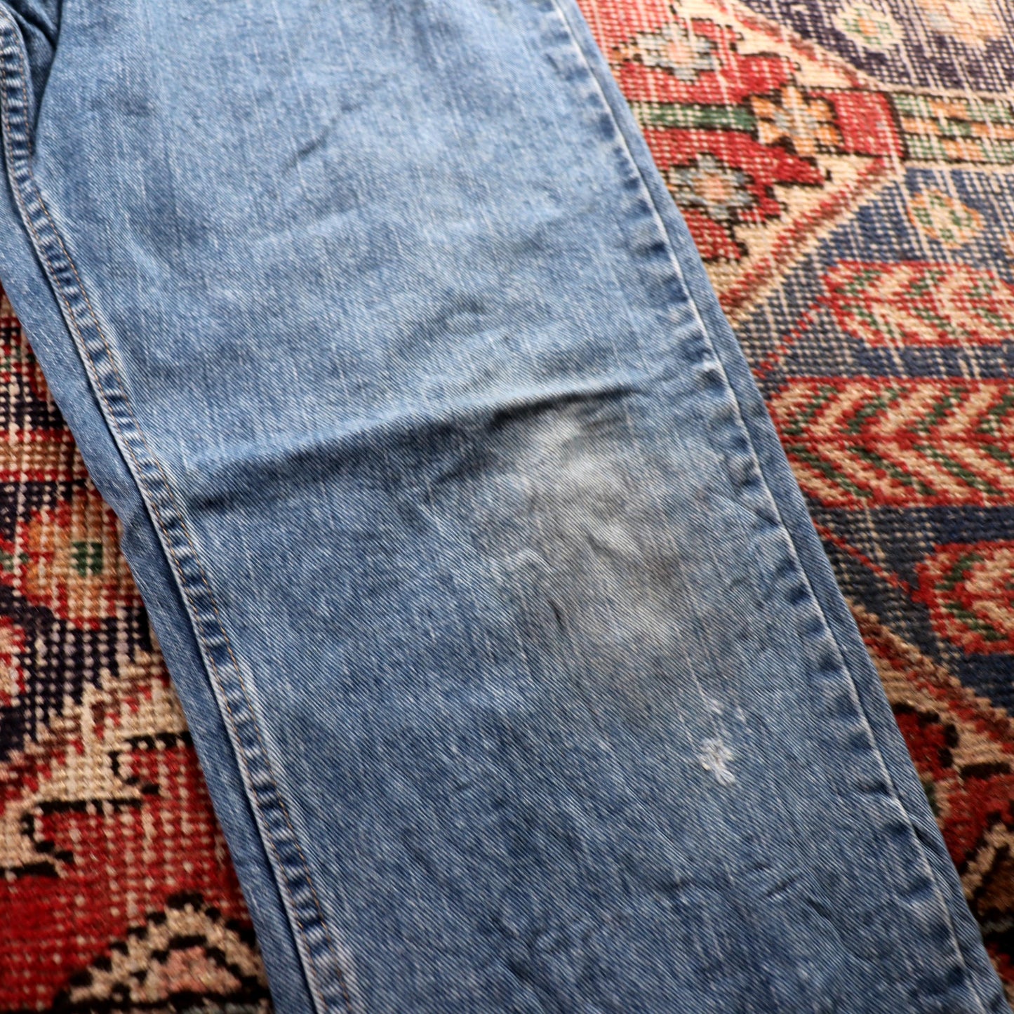 Wrangler W32 L31 Straight Leg Blue Denim Jeans