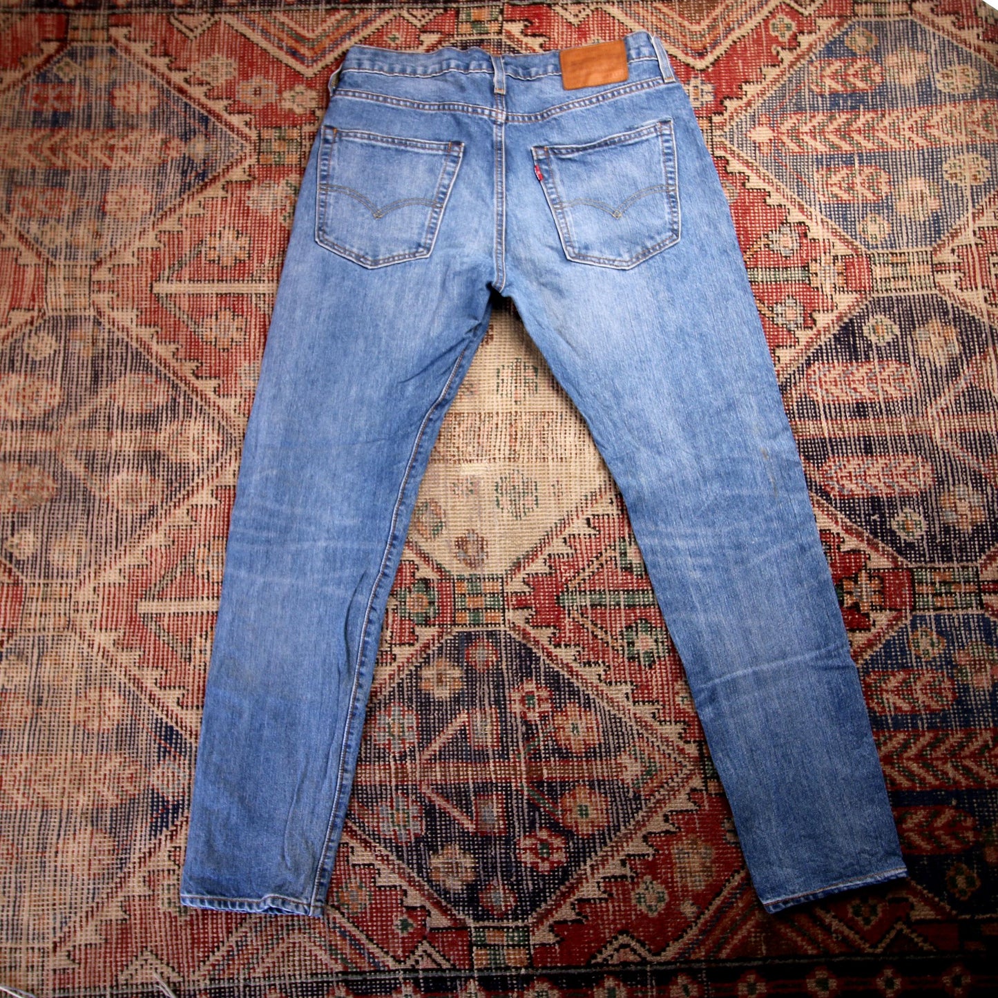 Levi's 512 W32 L28 Tapered Leg Slim Fit Blue Denim Jeans