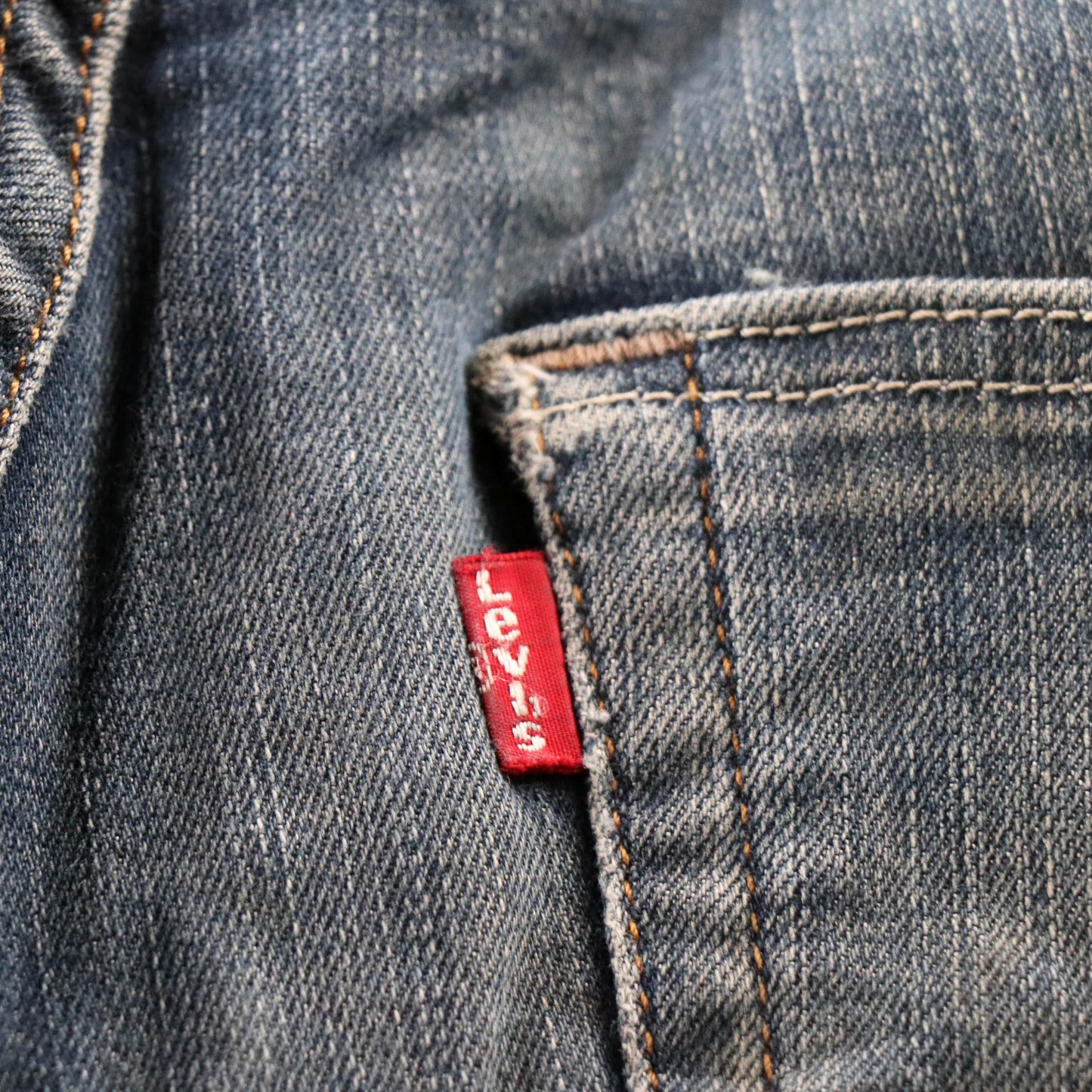 Levi's 505 Red Tab W32 L29 Straight Leg Regular Fit Blue Denim Jeans