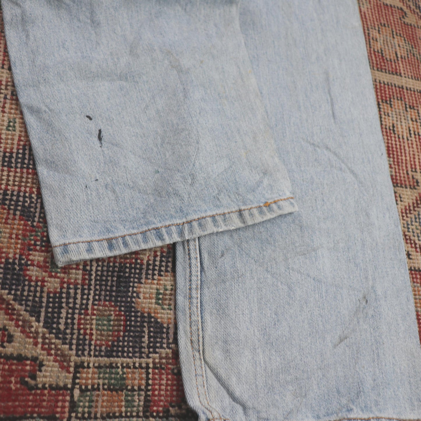 Levi's 505 W36 L29 Straight Leg Regular Fit Blue Denim Jeans