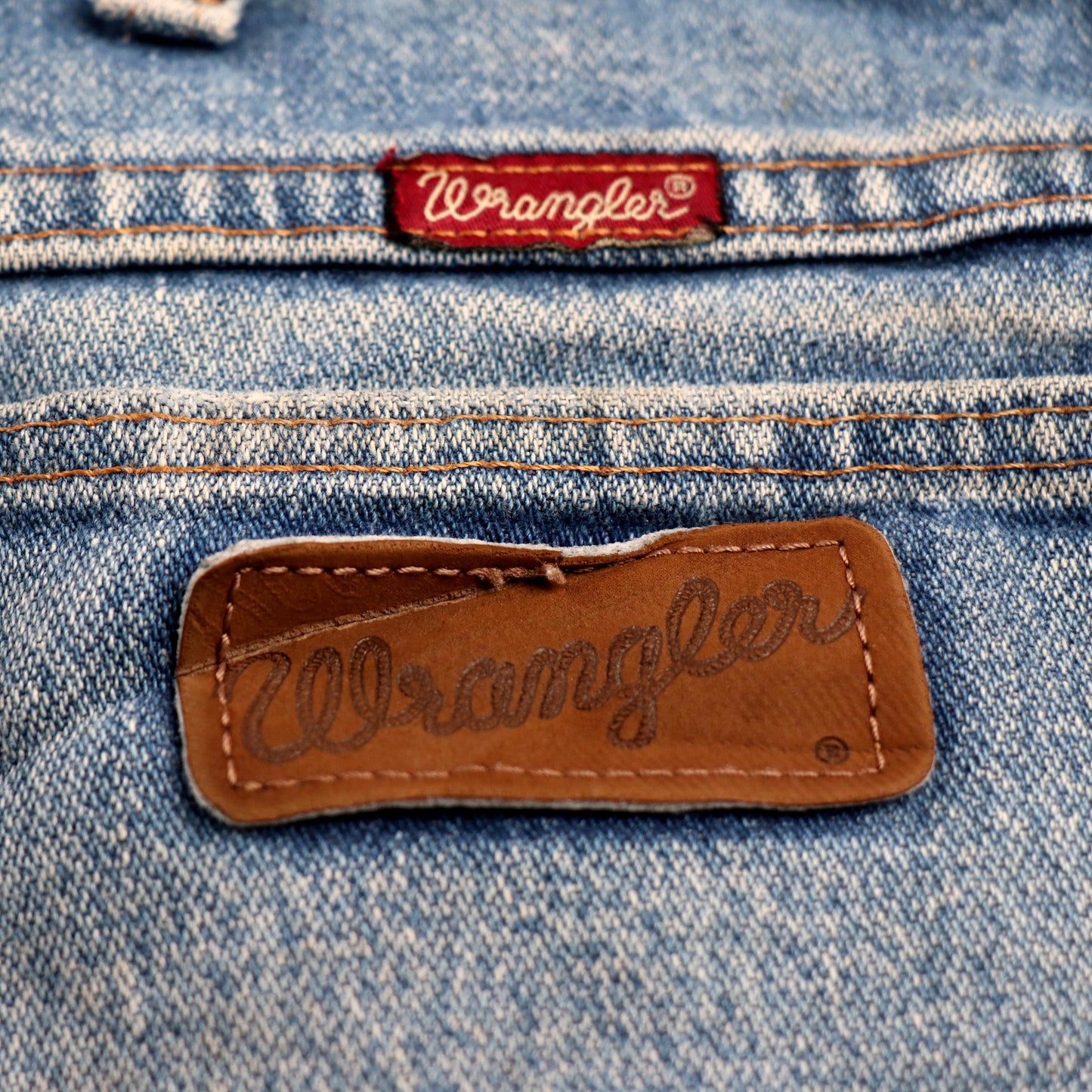 Wrangler W30 L34 Straight Leg Relaxed Fit Blue Denim Jeans