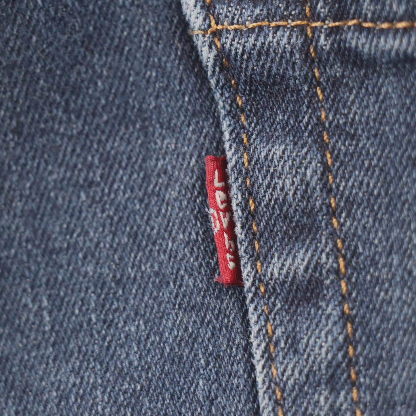 Levi's 505 Red Tab W34 L24 Straight Leg Regular Fit Blue Denim Jeans