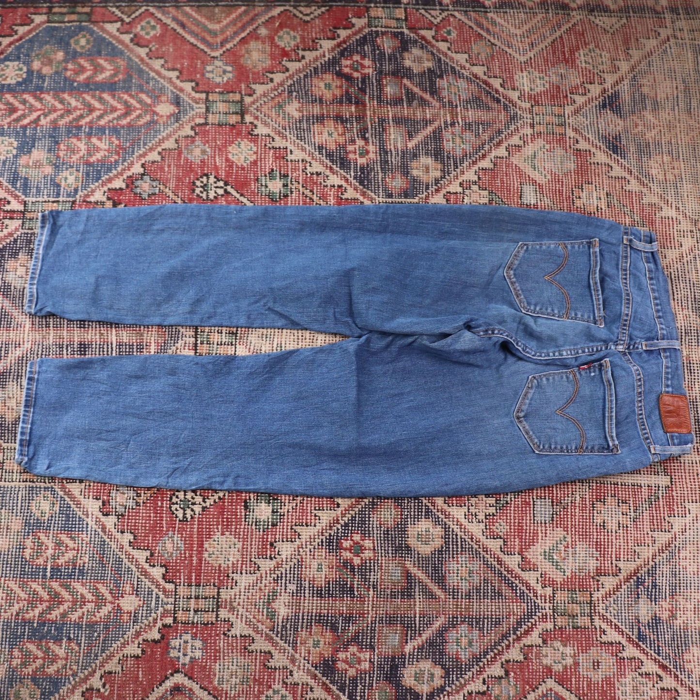 Levi's 724 W28 L26 Skinny Blue Denim Jeans