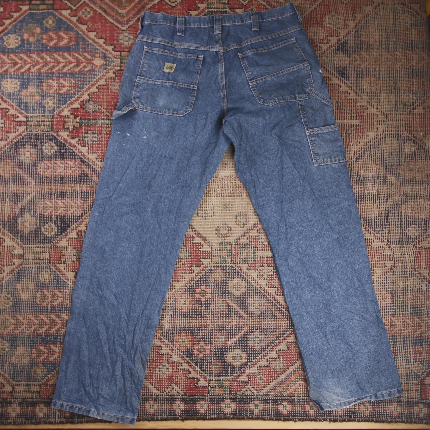 Lee W36 L32 Carpenter Blue Denim Jeans