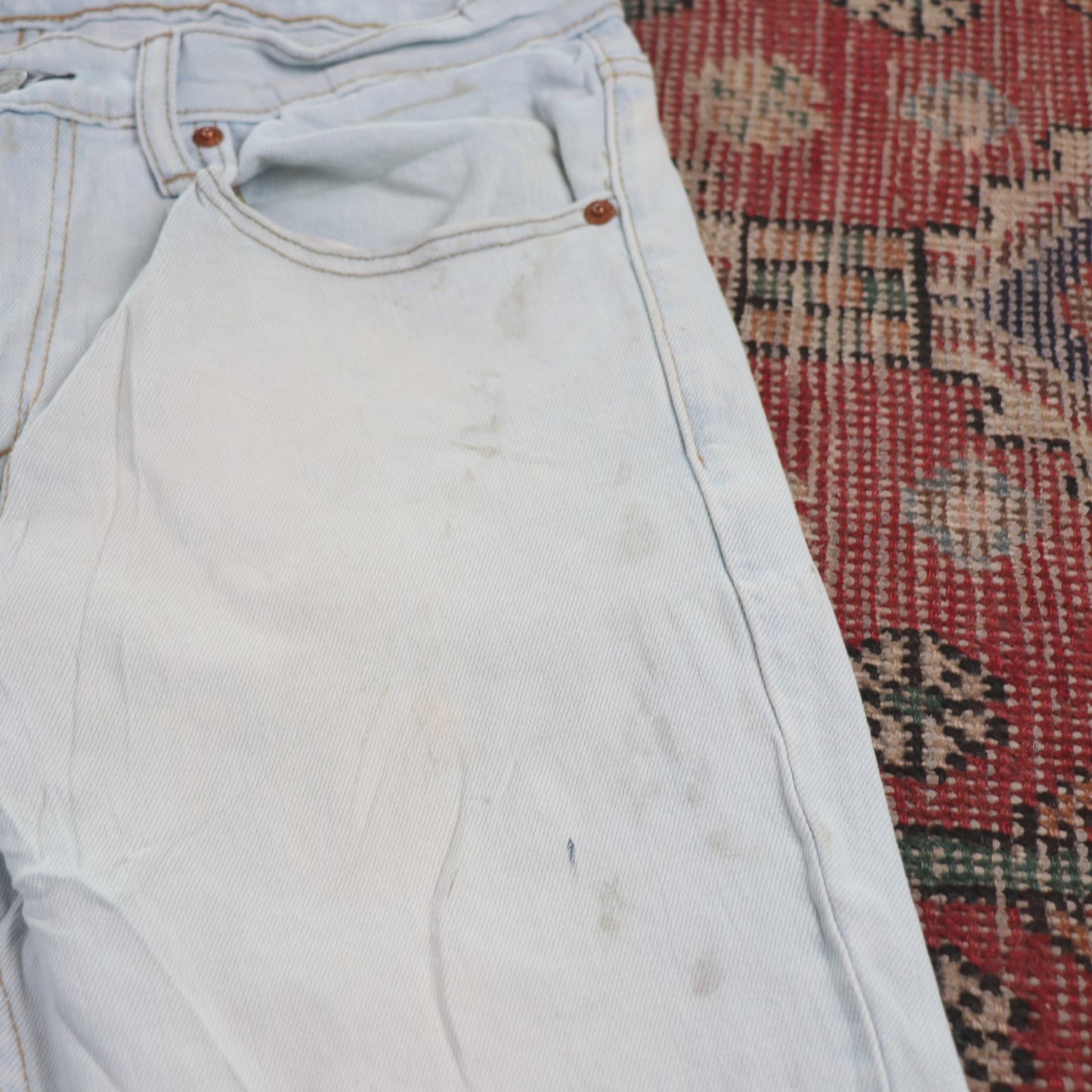 Levi's 511 W32 L30 Slim Fit White Denim Jeans