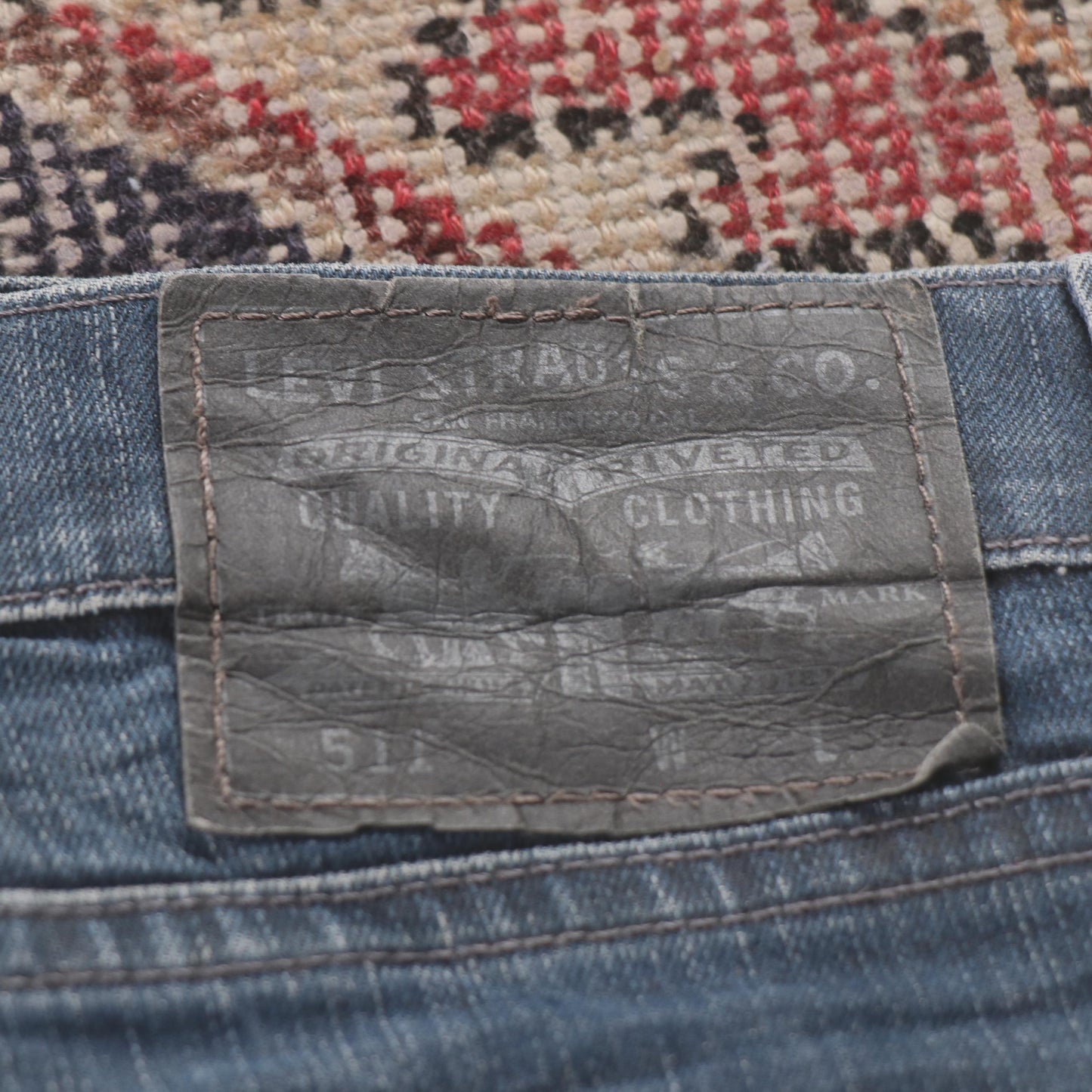 Levi's 511 W34 L27 Slim Fit Blue Denim Jeans