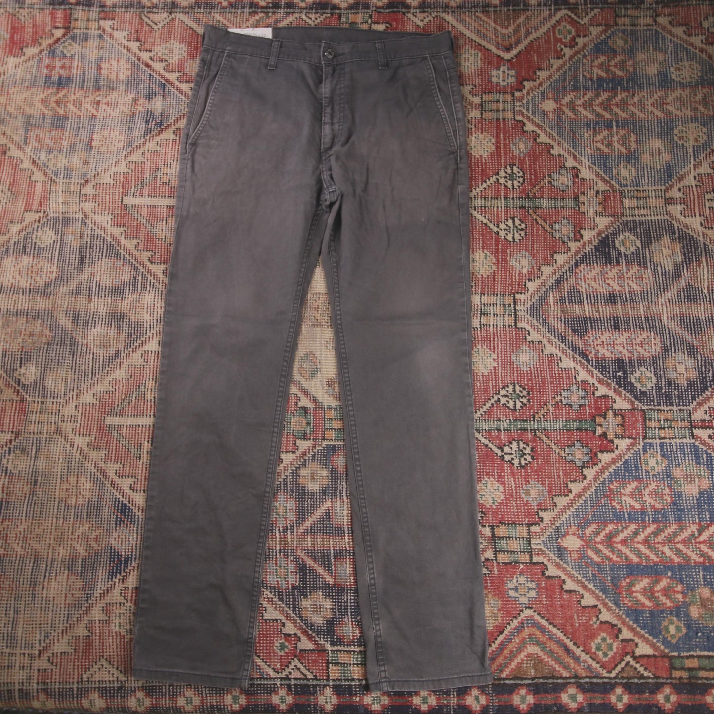 Levi's W34 L31 Straight Leg Black Denim Jeans