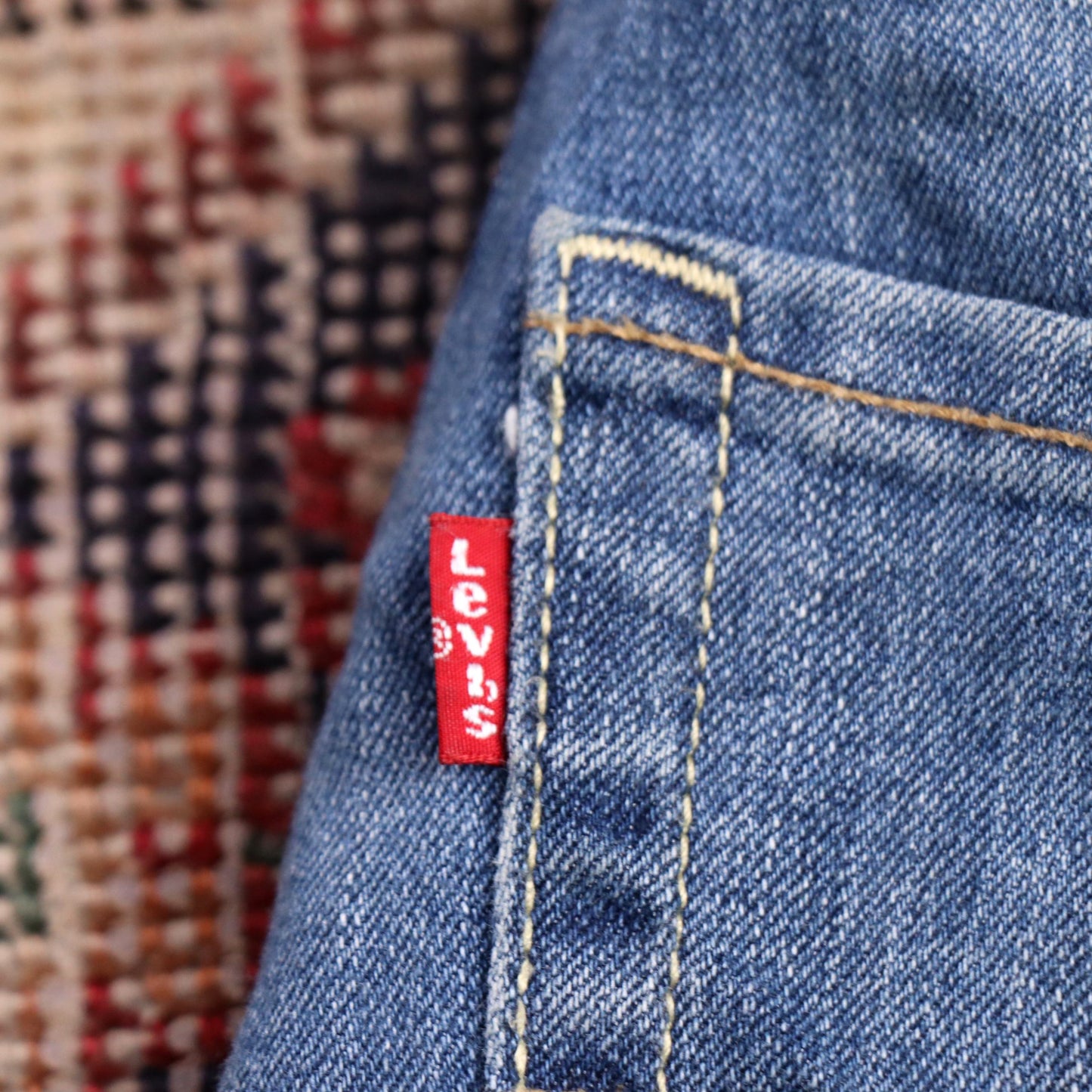 Levi's W28 L31 Skinny Classic Ripped Style Blue Denim Jeans