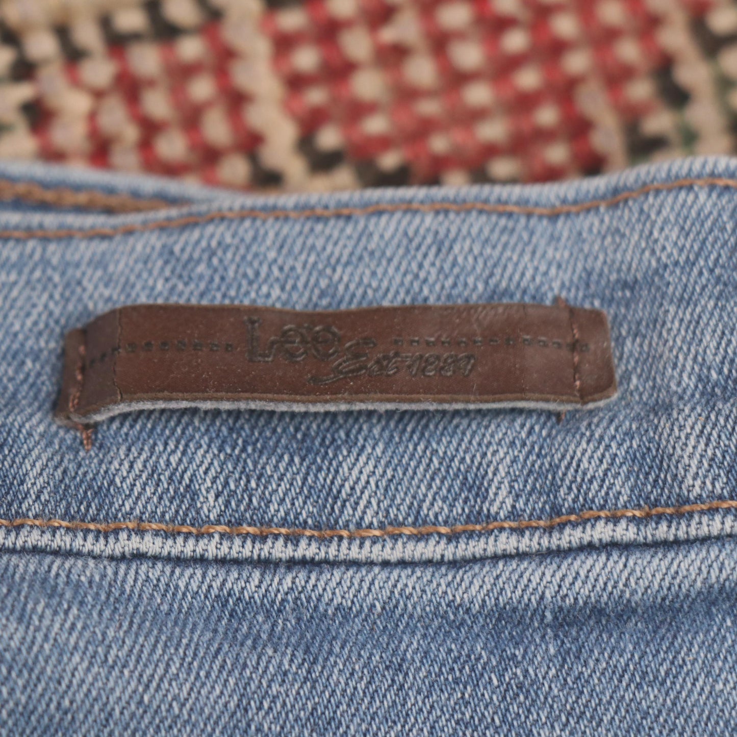 Lee W30 L28 Straight Leg Blue Denim Jeans