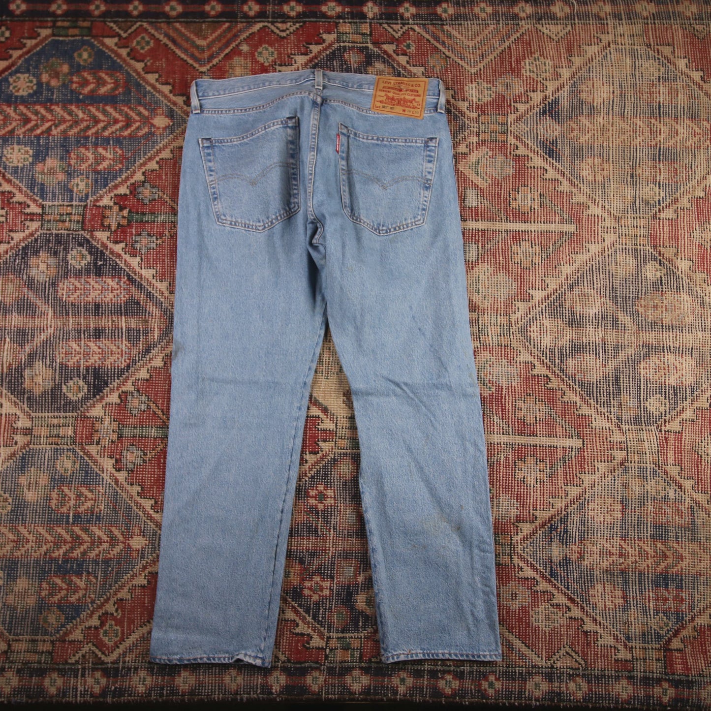 Levi's 501 W36 L30 Original Fit Blue Denim Jeans