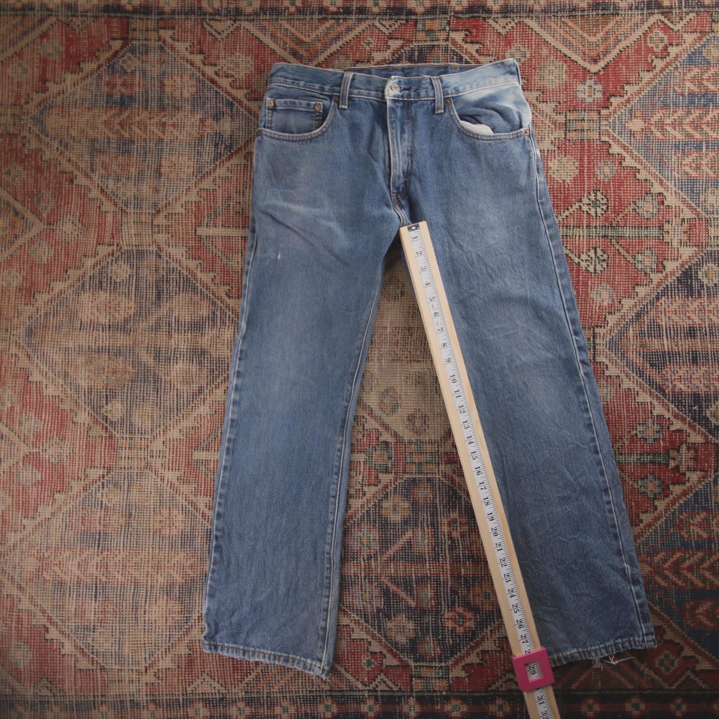 Levi's 517 W32 L29 Bootcut Slim Fit Blue Denim Jeans