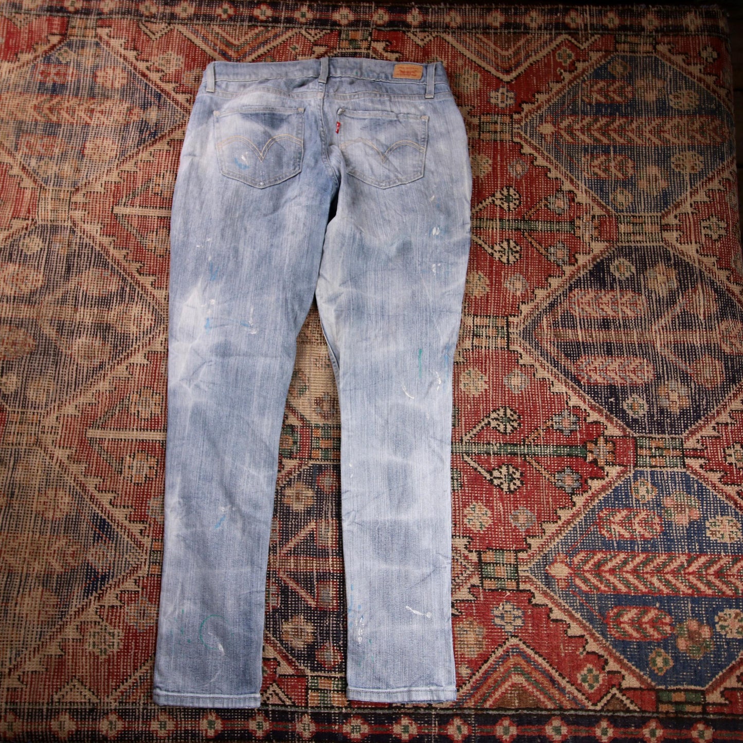 Levi's 524 W34 L31 Bootcut Blue Denim Jeans