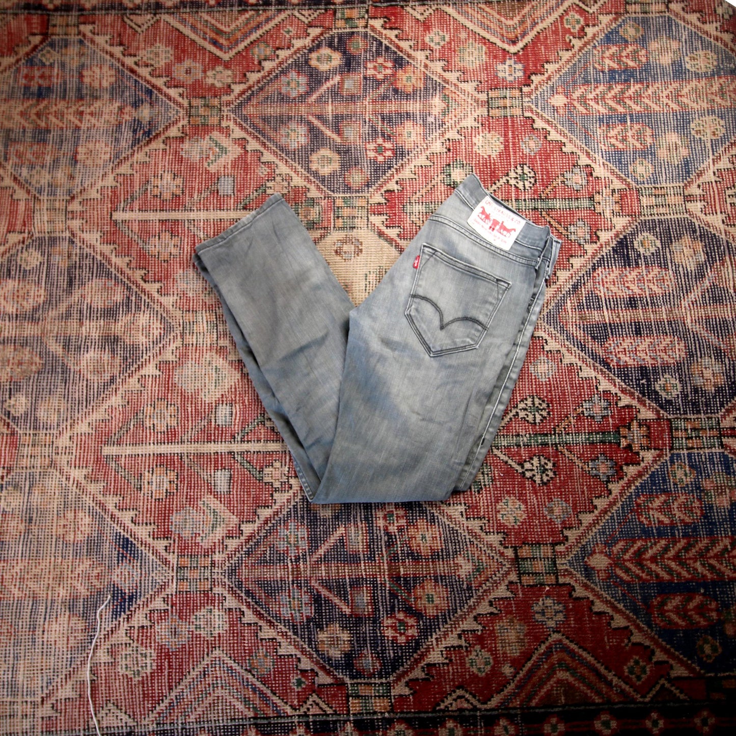 Levi's W30 L29 Slim Fit Grey Denim Jeans