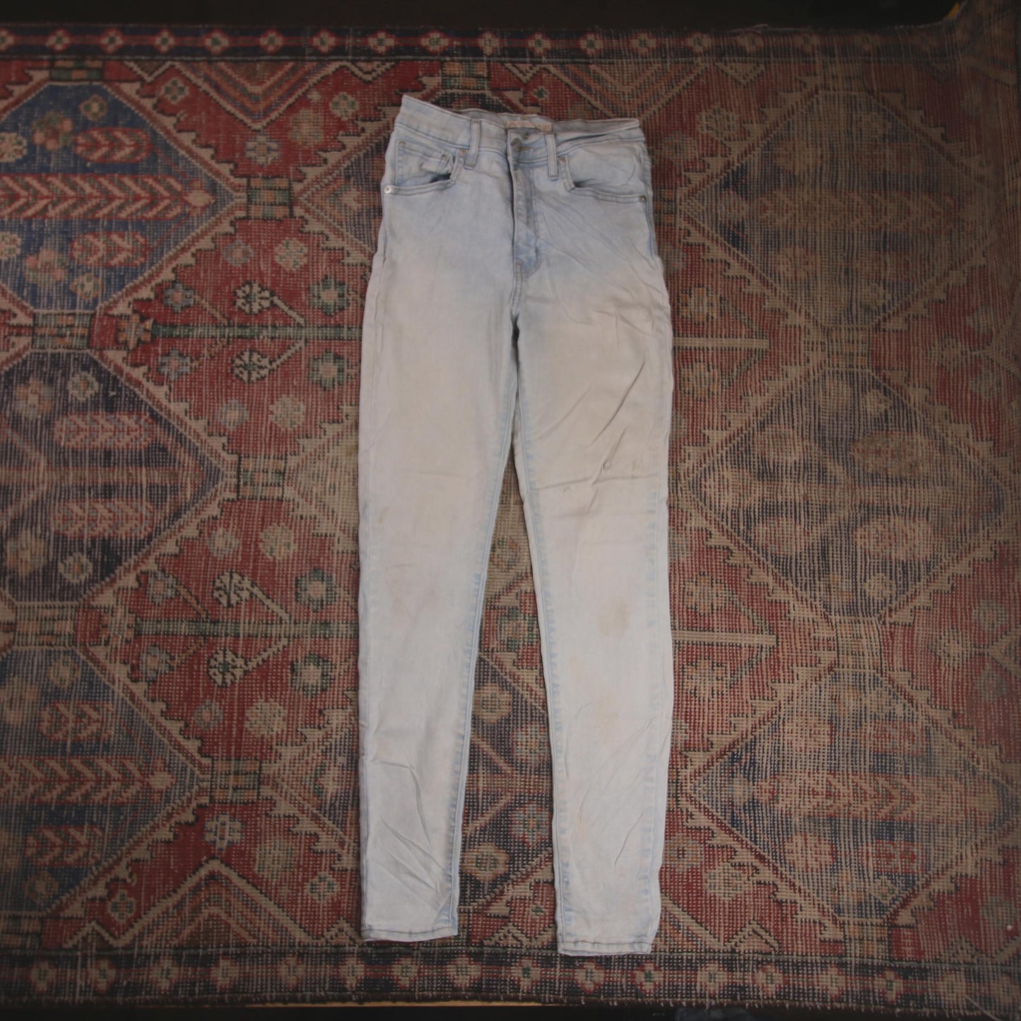 Levi's W26 L29 Skinny Blue Denim Jeans