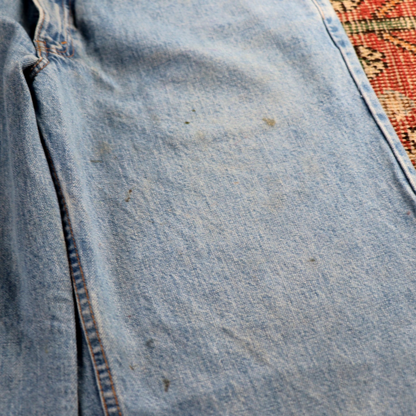 Levi's W30 L34 Relaxed Straight Leg Blue Denim Jeans