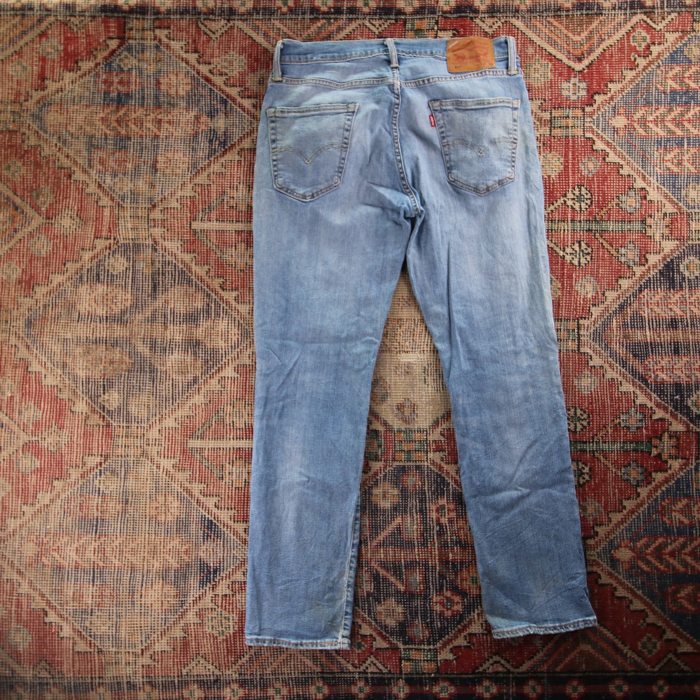 Levi's 511 Red Tab W32 L30 Slim Fit Blue Denim Jeans