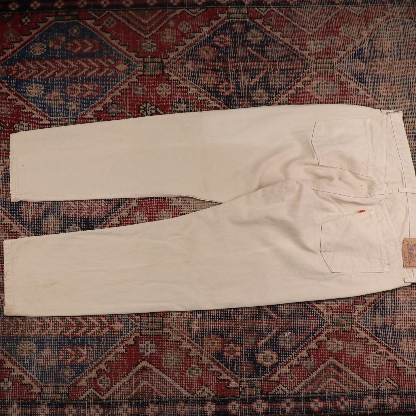 Levi's 615 W40 L32 Straight Leg Regular Fit Beige Denim Jeans