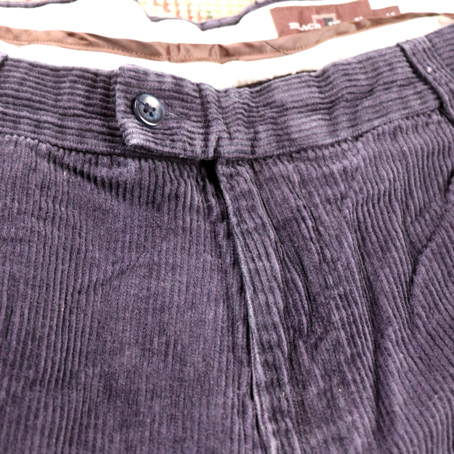 Unbranded W36 L28 Straight Leg Blue Corduroy Trousers