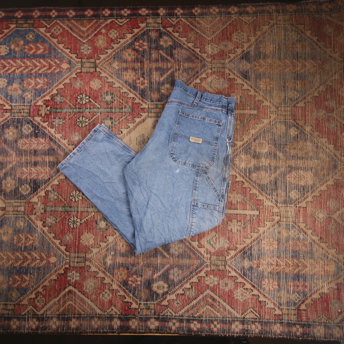 Wrangler W38 L29 Carpenter Blue Denim Jeans