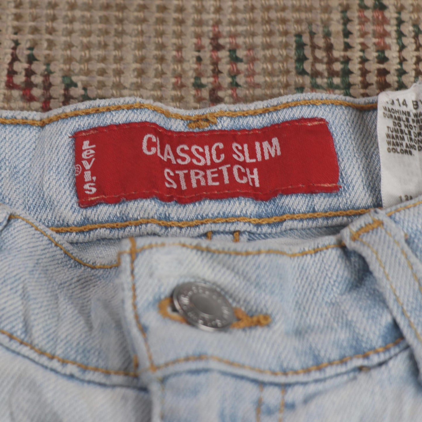 Levi's 512 W28 L30 Tapered Leg Slim Fit Blue Denim Jeans