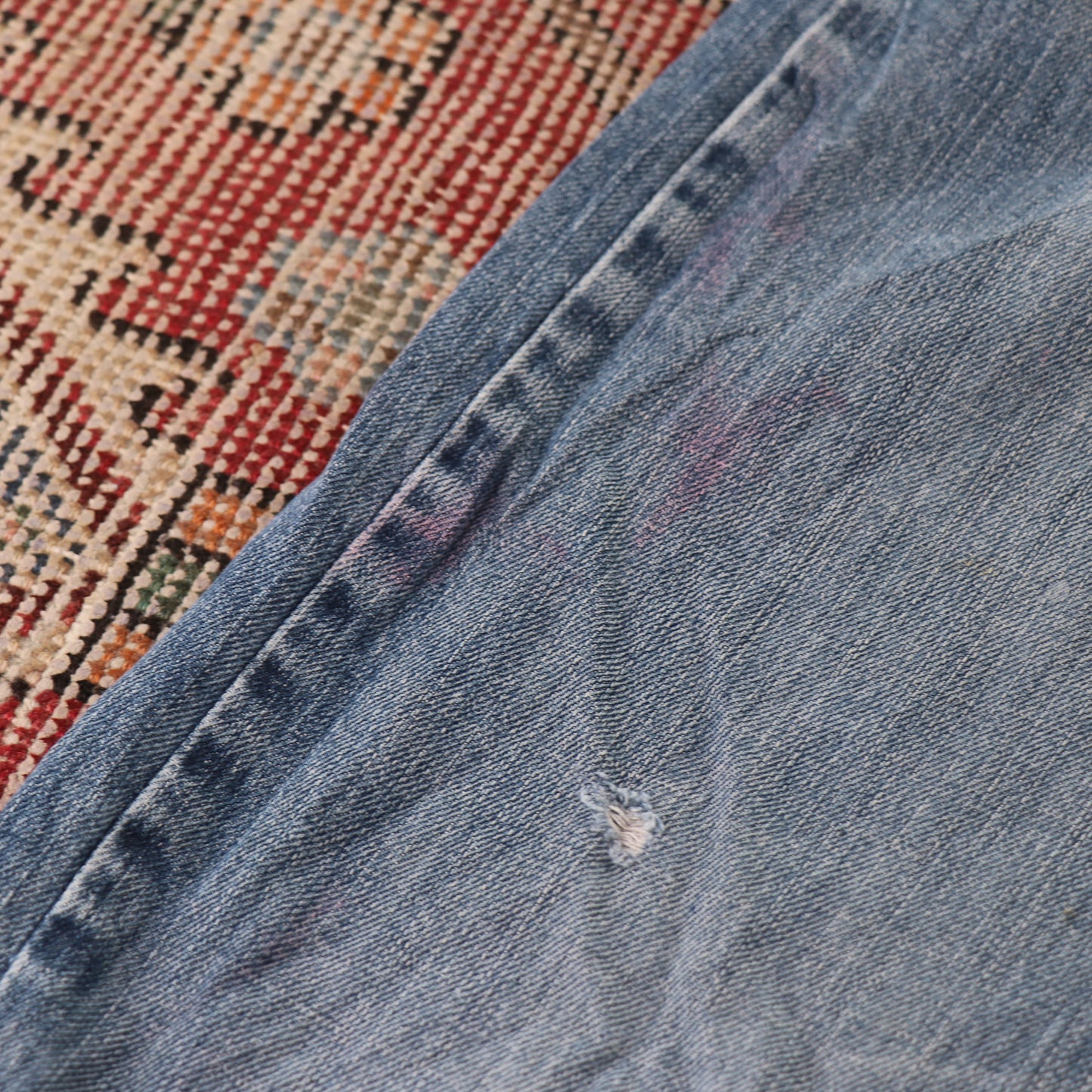 Wrangler W32 L31 Relaxed Boot Blue Denim Jeans