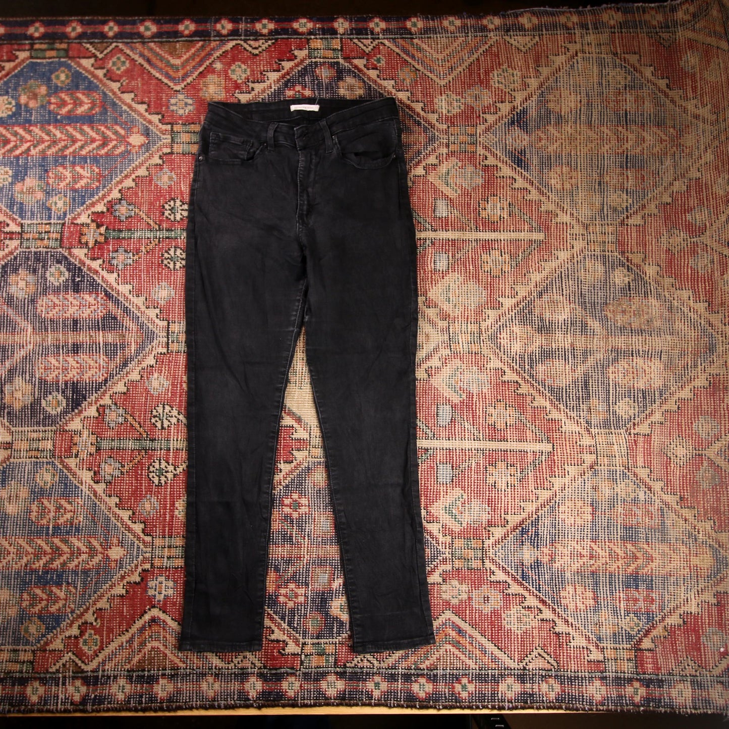 Levi's 721 W28 L27 Skinny Blue Denim Jeans