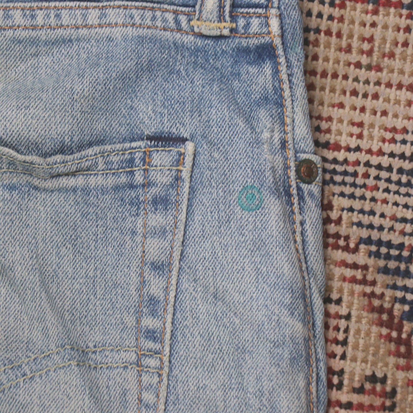 Levi's 512 W30 L29 Tapered Leg Slim Fit Classic Ripped Style Blue Denim Jeans