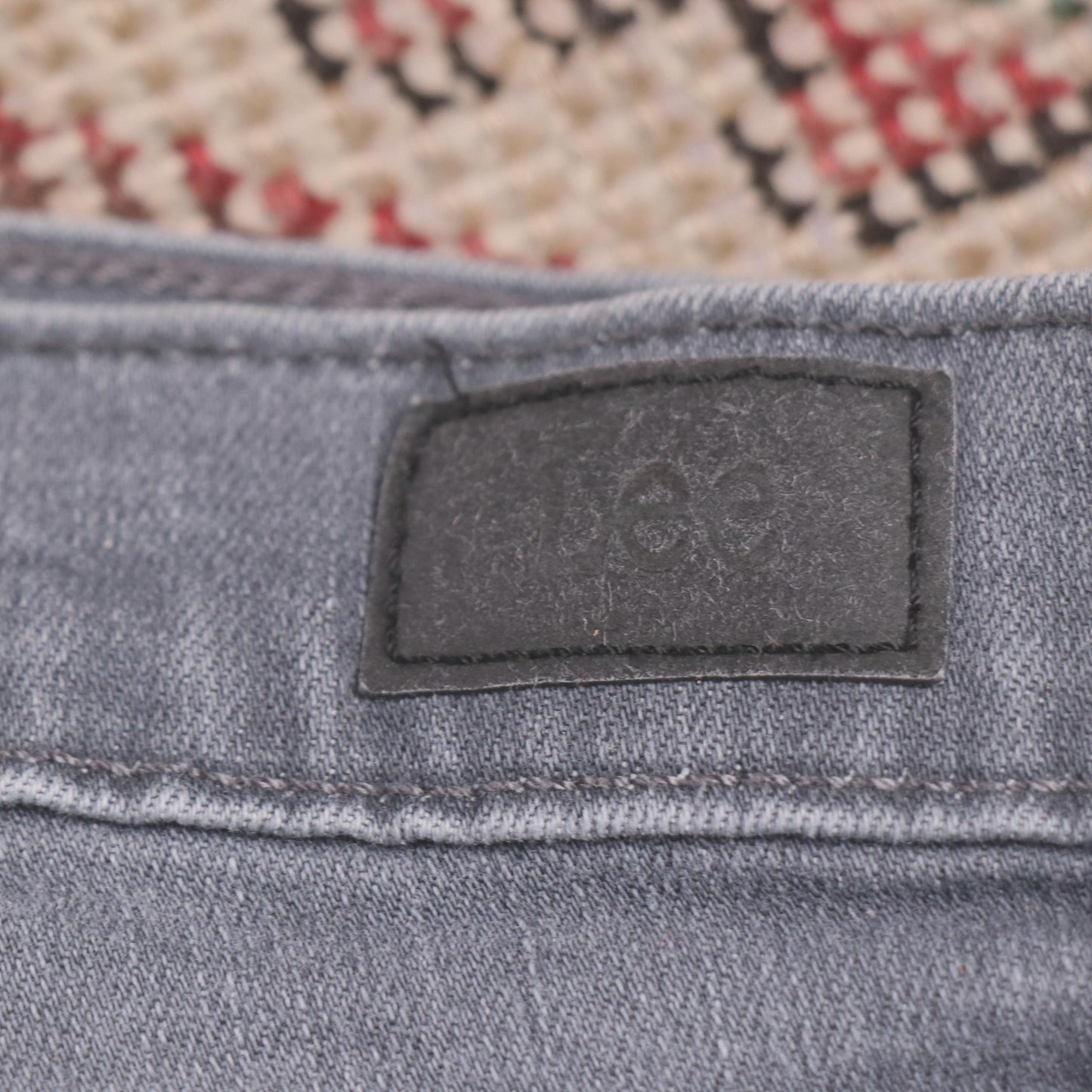 Lee W30 L30 Straight Leg Grey Denim Jeans