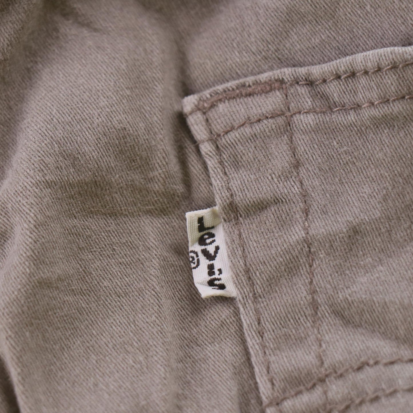Levi's 511 Red Tab W30 L23 Slim Fit Beige Denim Jeans