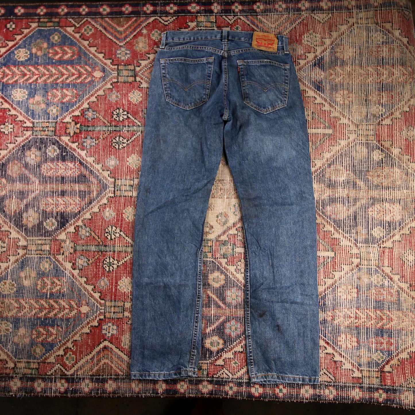 Levi's 559 W30 L31 Straight Leg Relaxed Fit Blue Denim Jeans