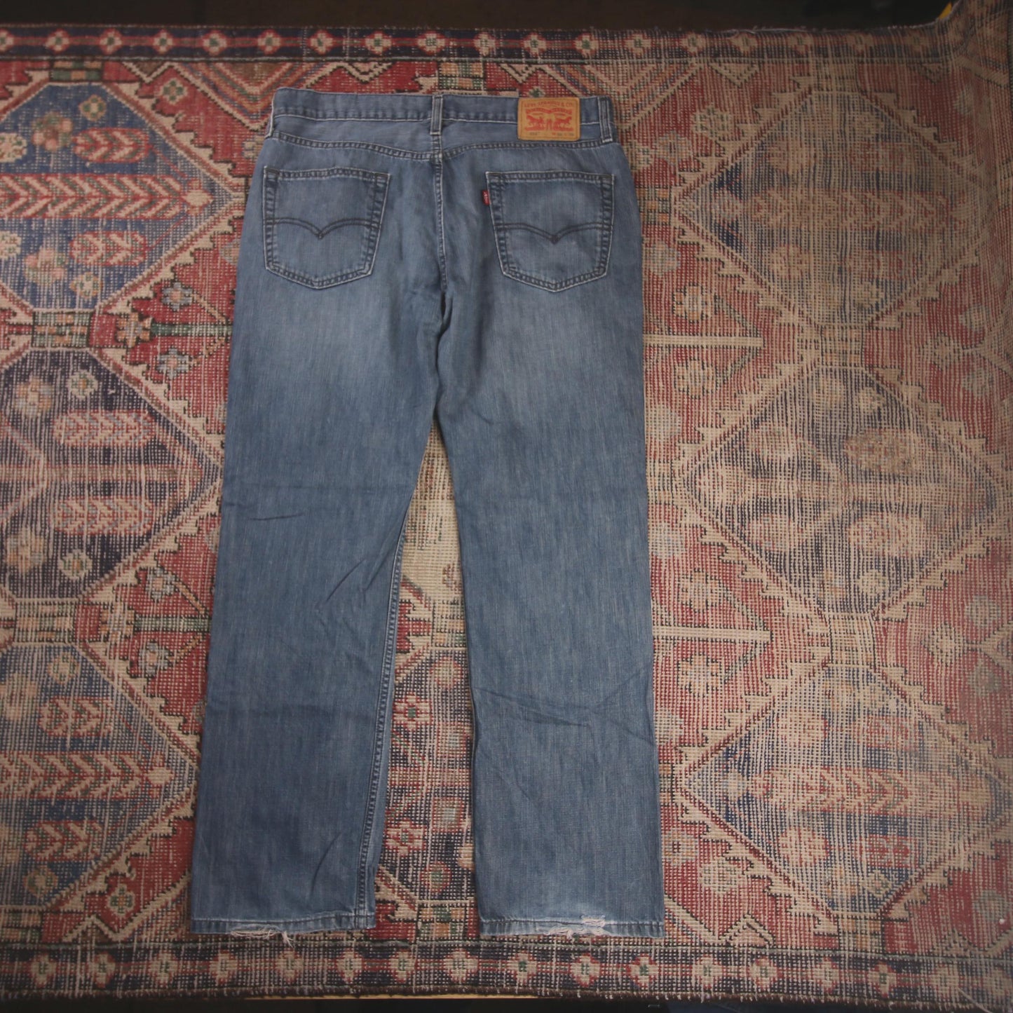Levi's 514 W34 L29 Straight Leg Blue Denim Jeans