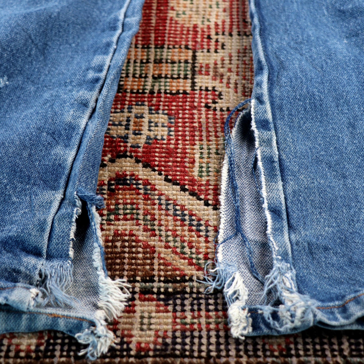 Wrangler W34 L32 Straight Leg Relaxed Fit Blue Denim Jeans