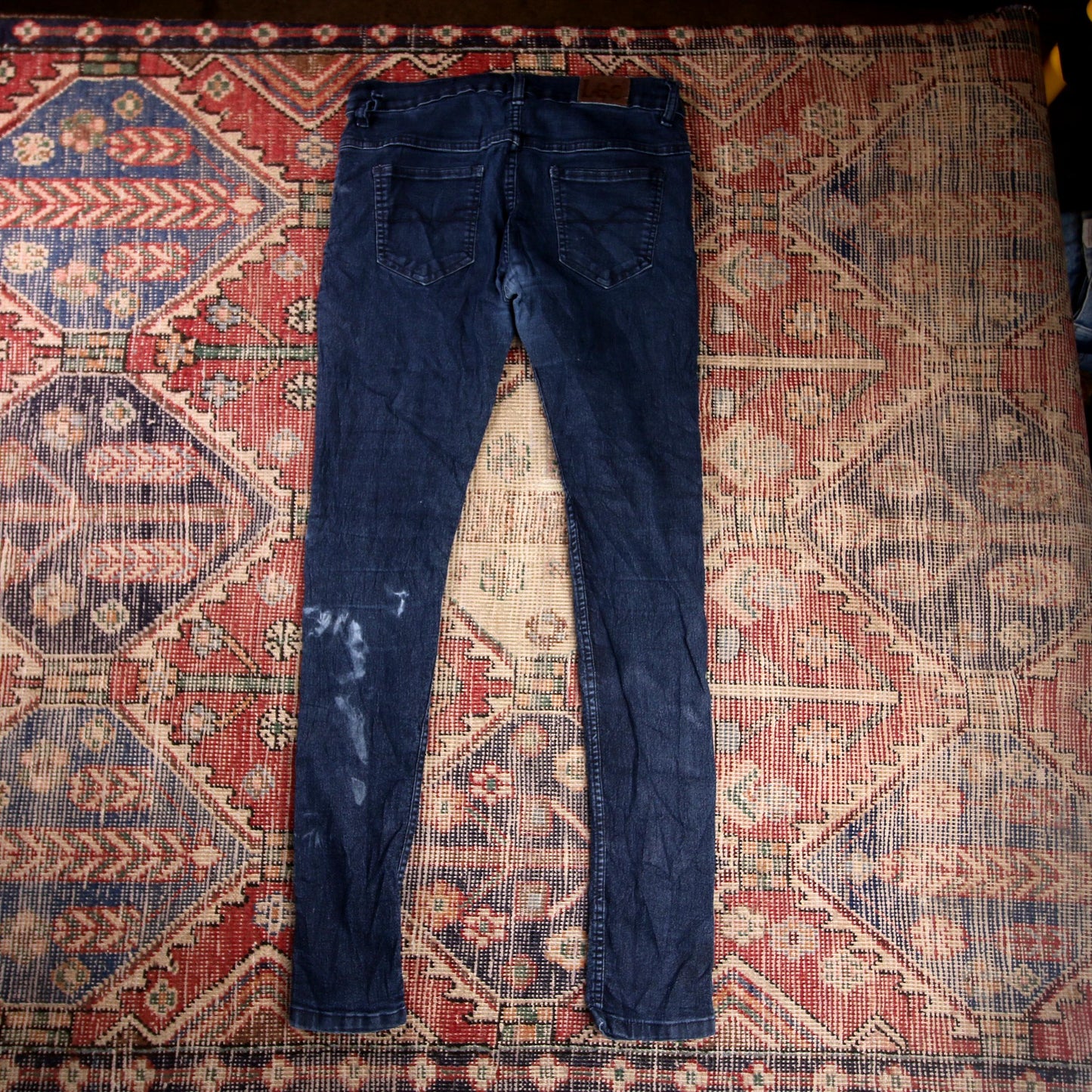 Lee W32 L30 Skinny Blue Denim Jeans