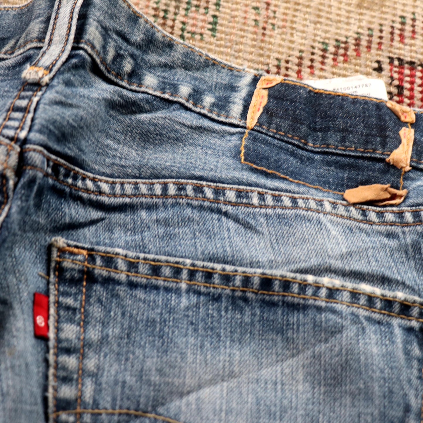 Levi's W36 L30 Bootcut Blue Denim Jeans