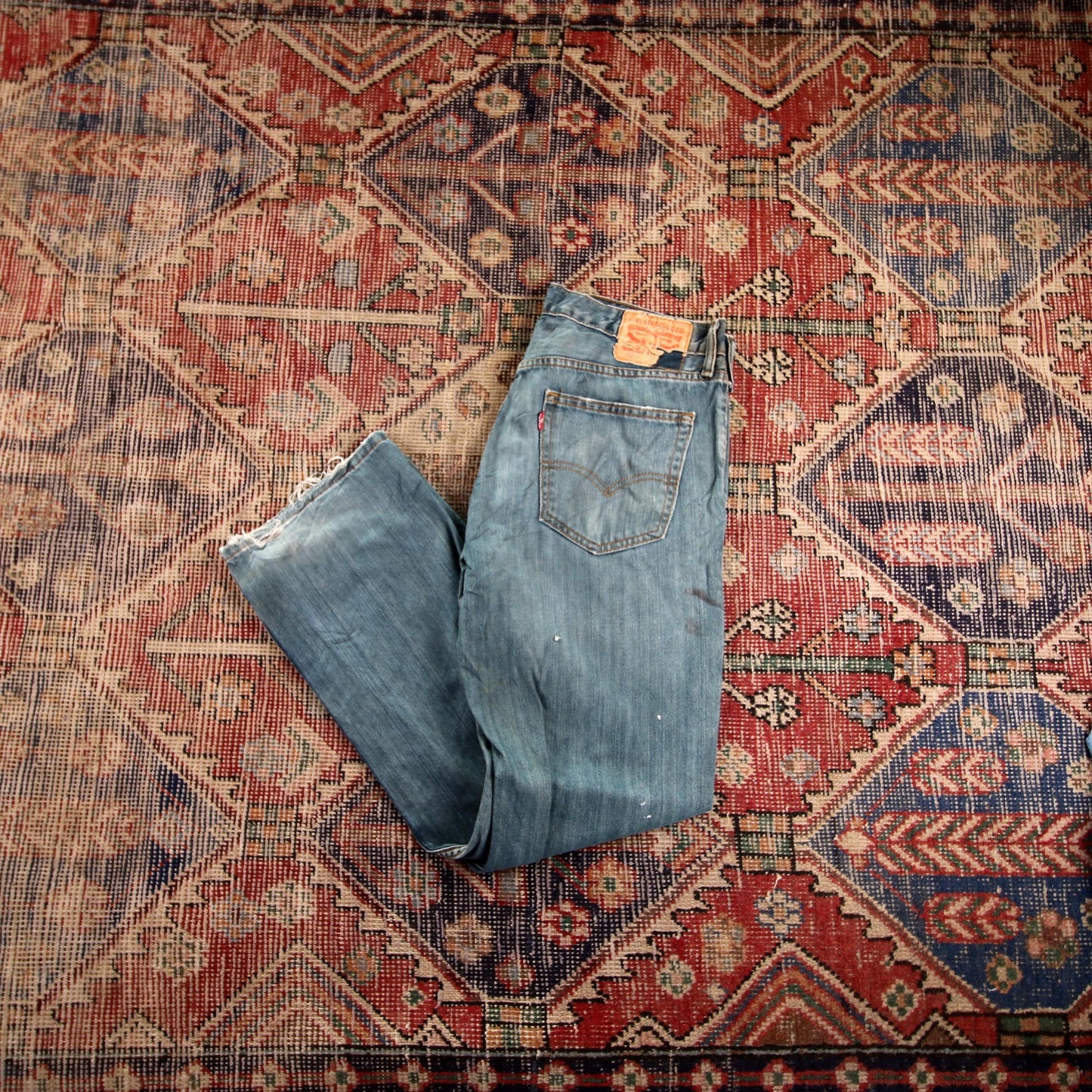 Levi's 559 W34 L30 Straight Leg Relaxed Fit Blue Denim Jeans