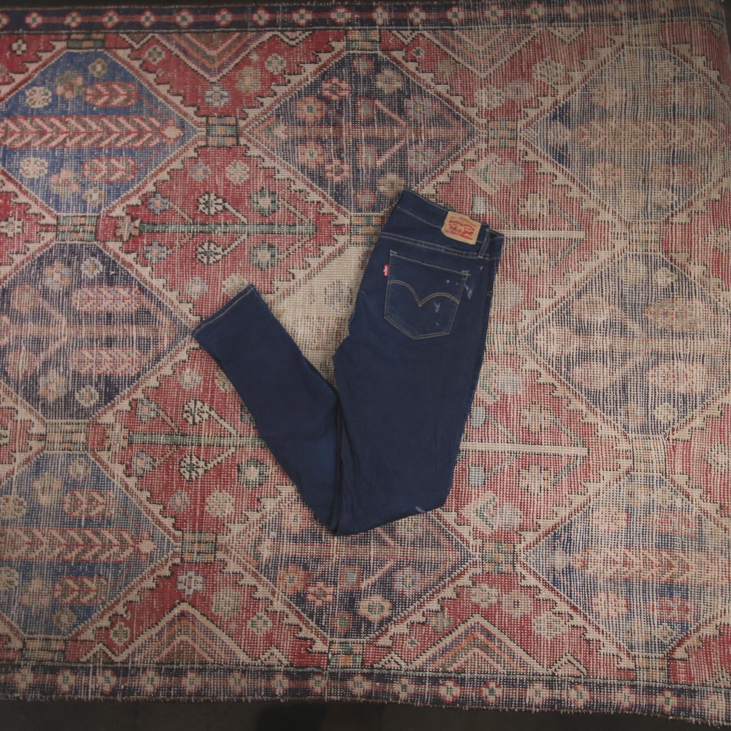 Levi's 711 W28 L28 Skinny Blue Denim Jeans