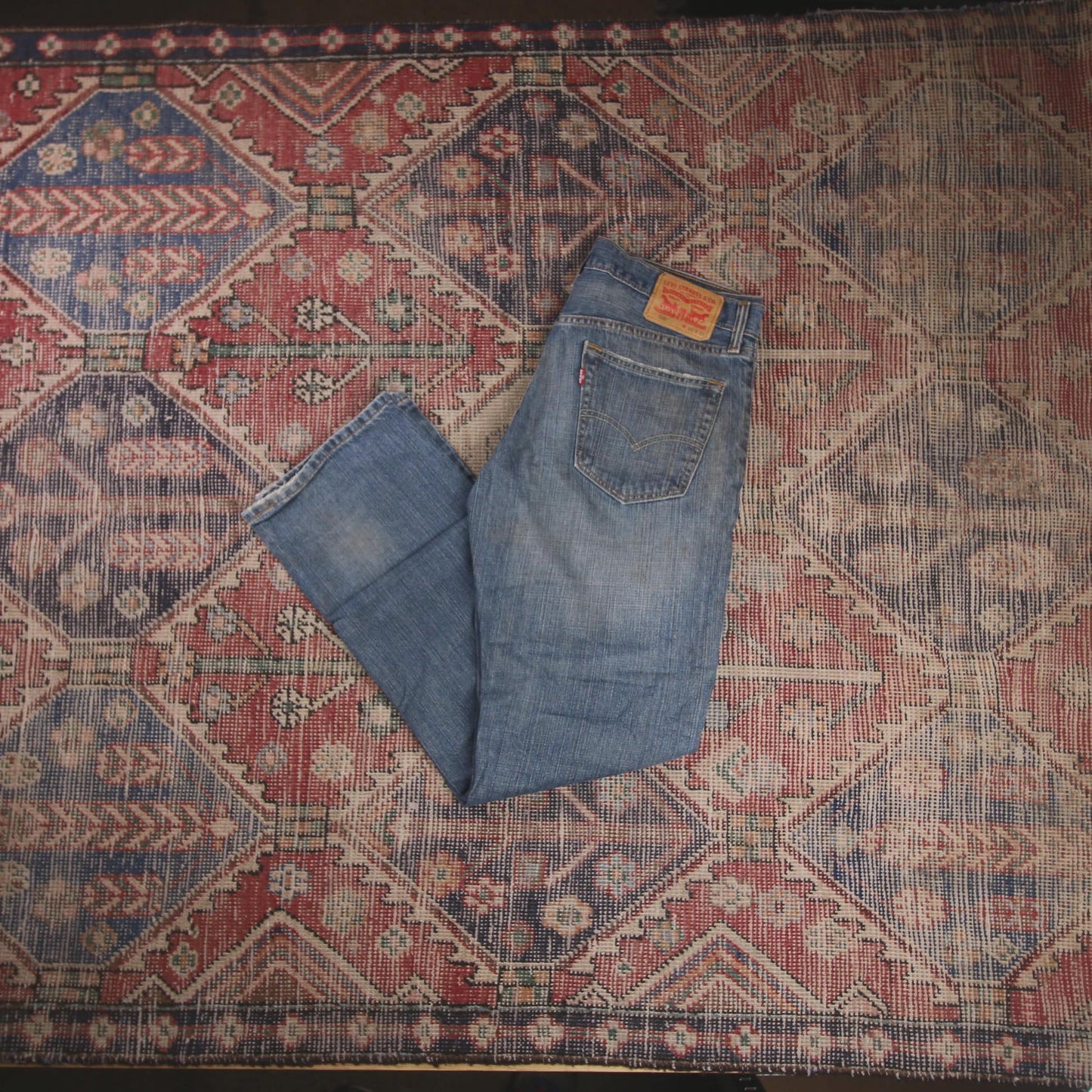 Levi's 559 W34 L31 Straight Leg Relaxed Fit Blue Denim Jeans