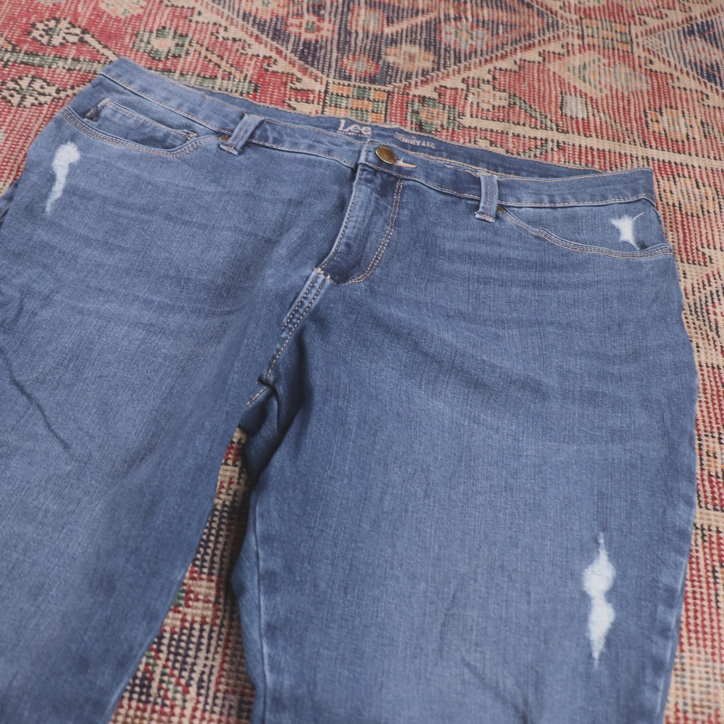 Lee W36 L28 Skinny Blue Denim Jeans