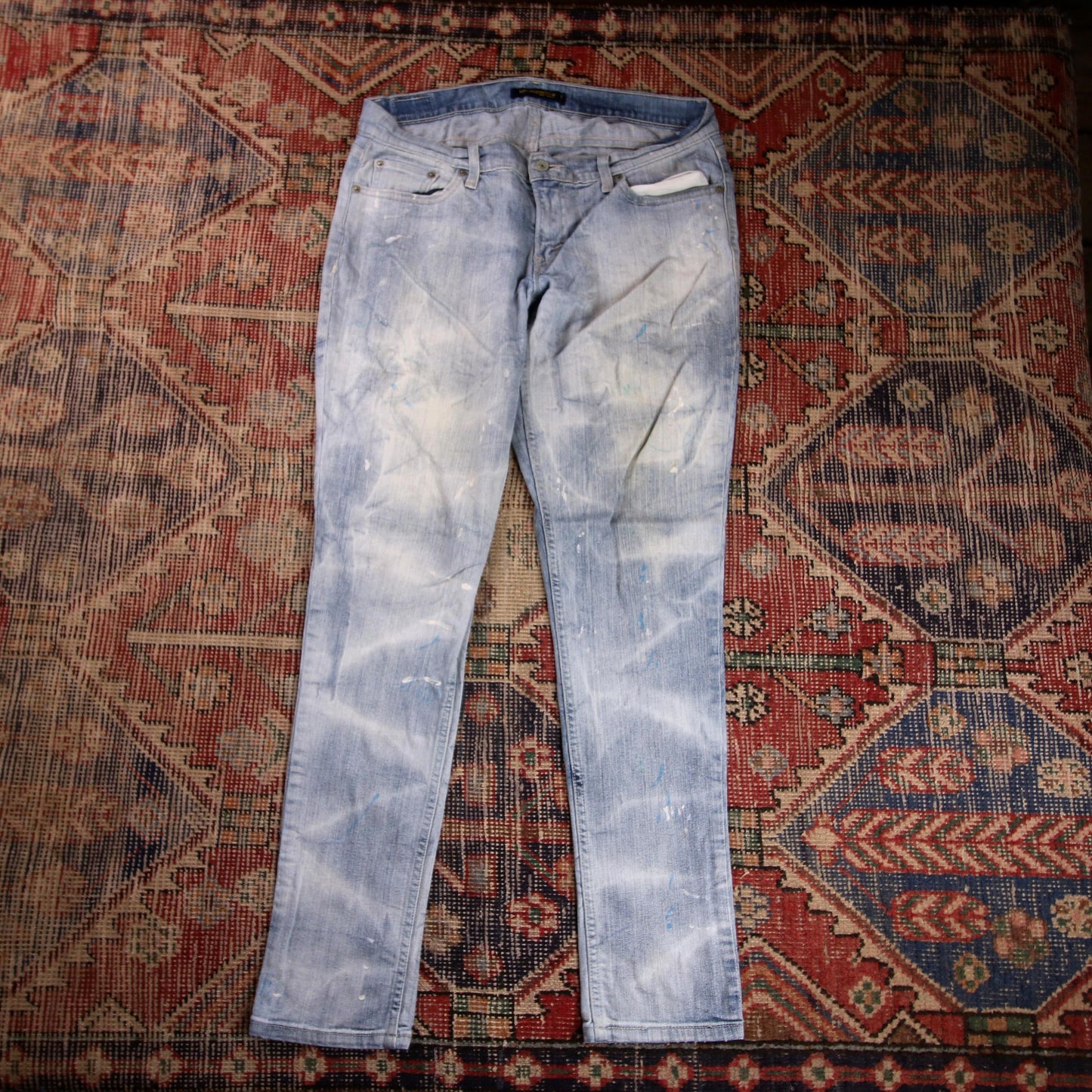 Levi's 524 W34 L31 Bootcut Blue Denim Jeans