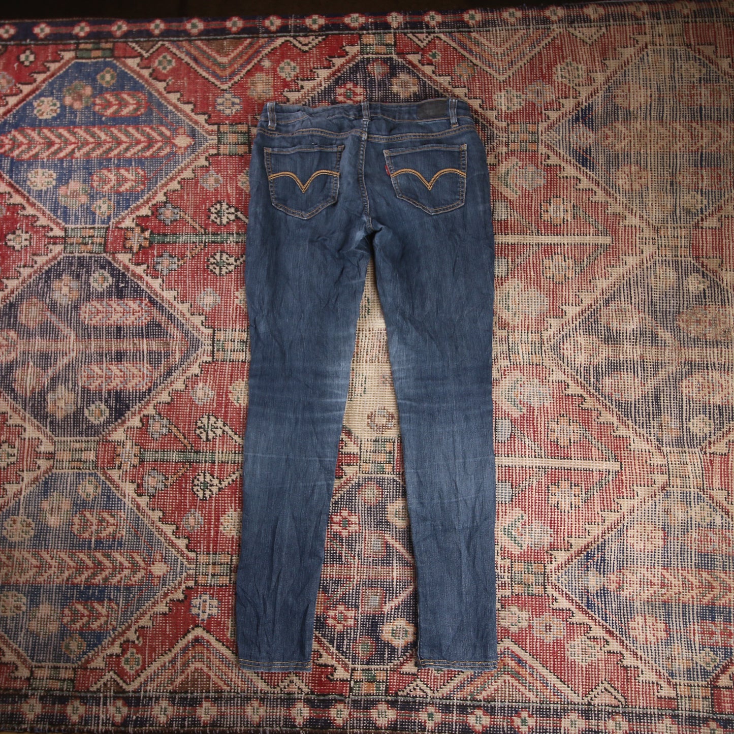 Levi's W28 L28 Skinny Blue Denim Jeans
