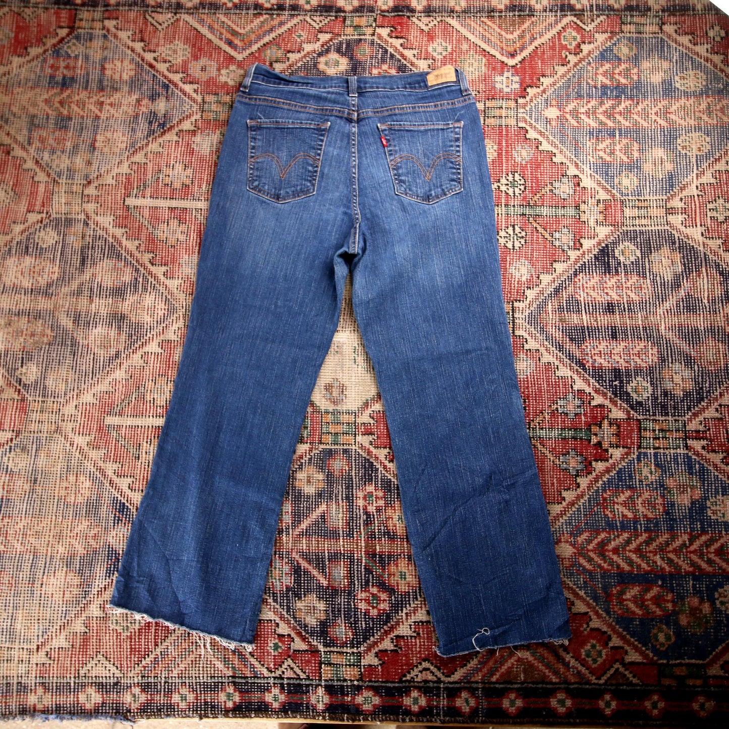 Levi's W30 L26 Bootcut Blue Denim Jeans