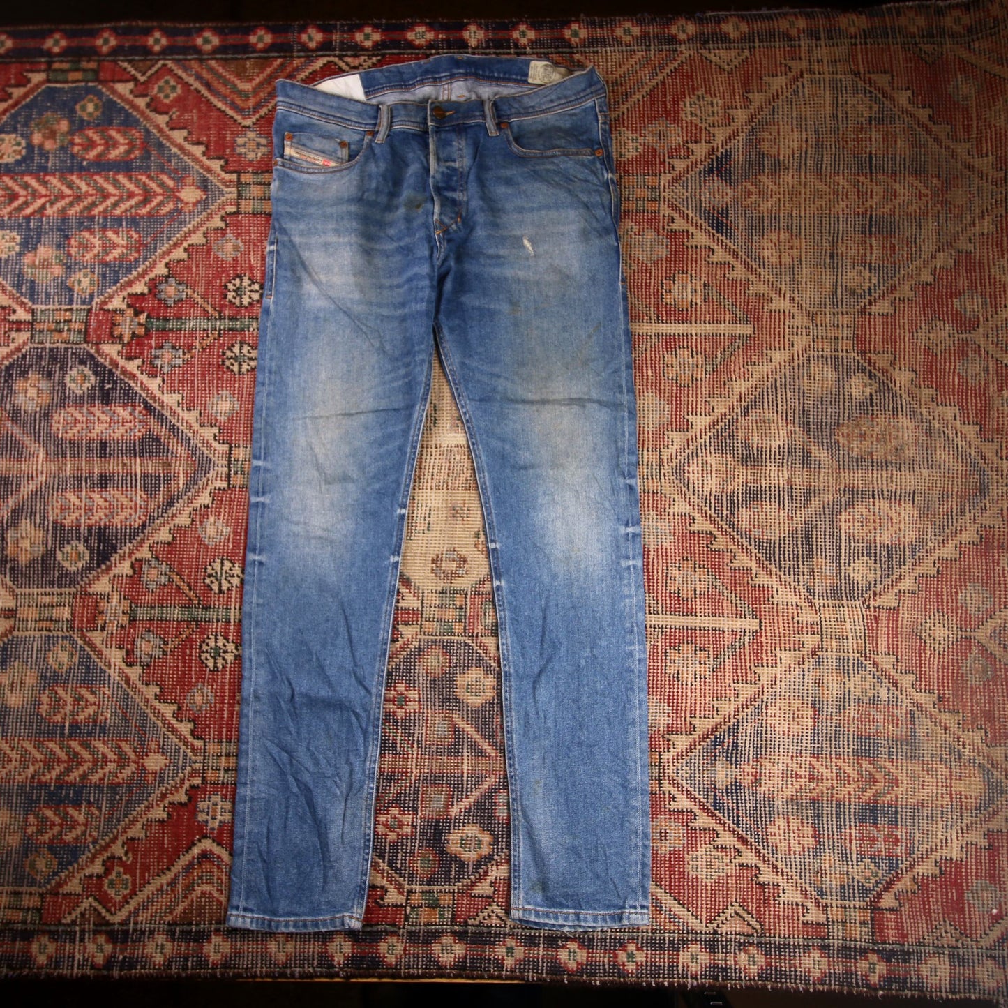 Diesel W34 L31 Skinny Blue Denim Jeans