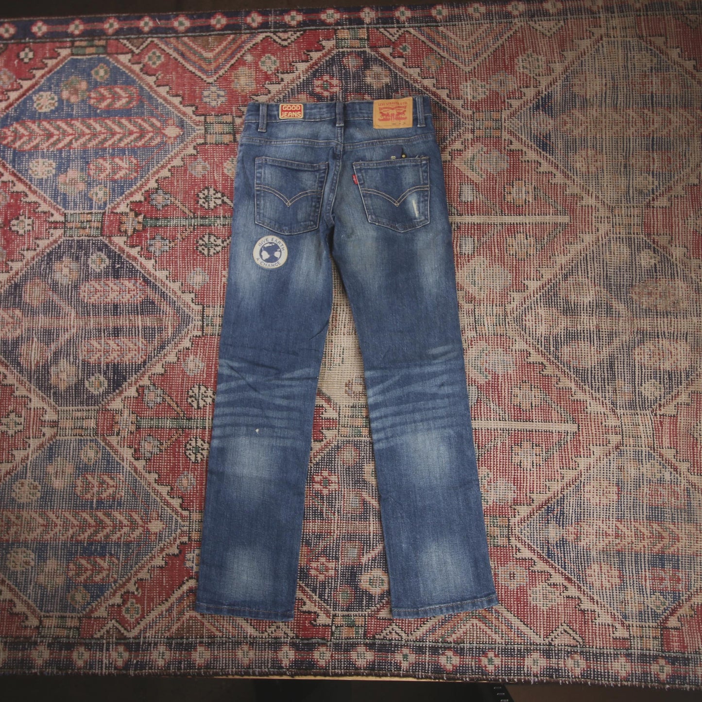 Levi's 511 W26 L26 Slim Fit Blue Denim Jeans