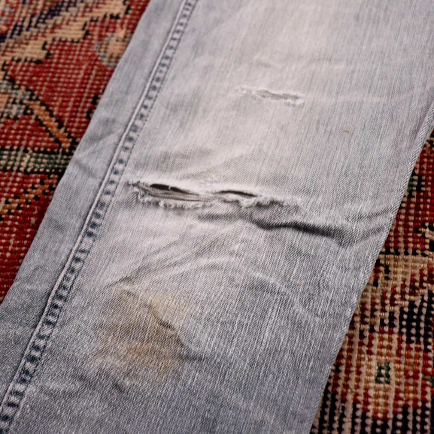 Levi's 510 W32 L31 Skinny Distressed Style Blue Denim Jeans