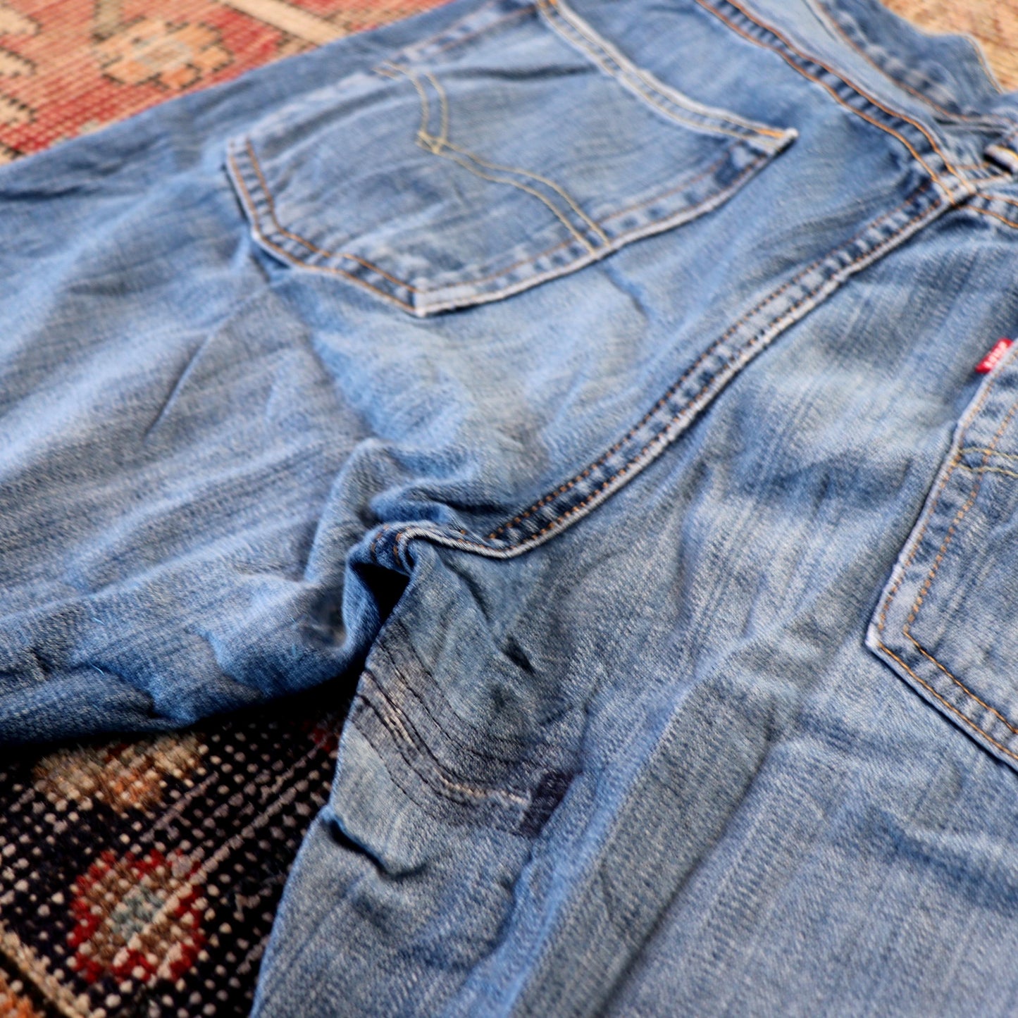Levi's 514 W32 L29 Straight Leg Blue Denim Jeans