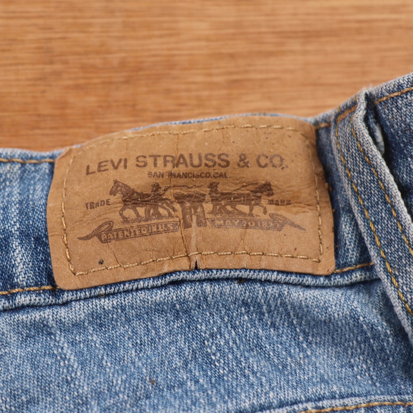 Levi's 0 Red Tab W34 L31 Bootcut Blue Denim Jeans