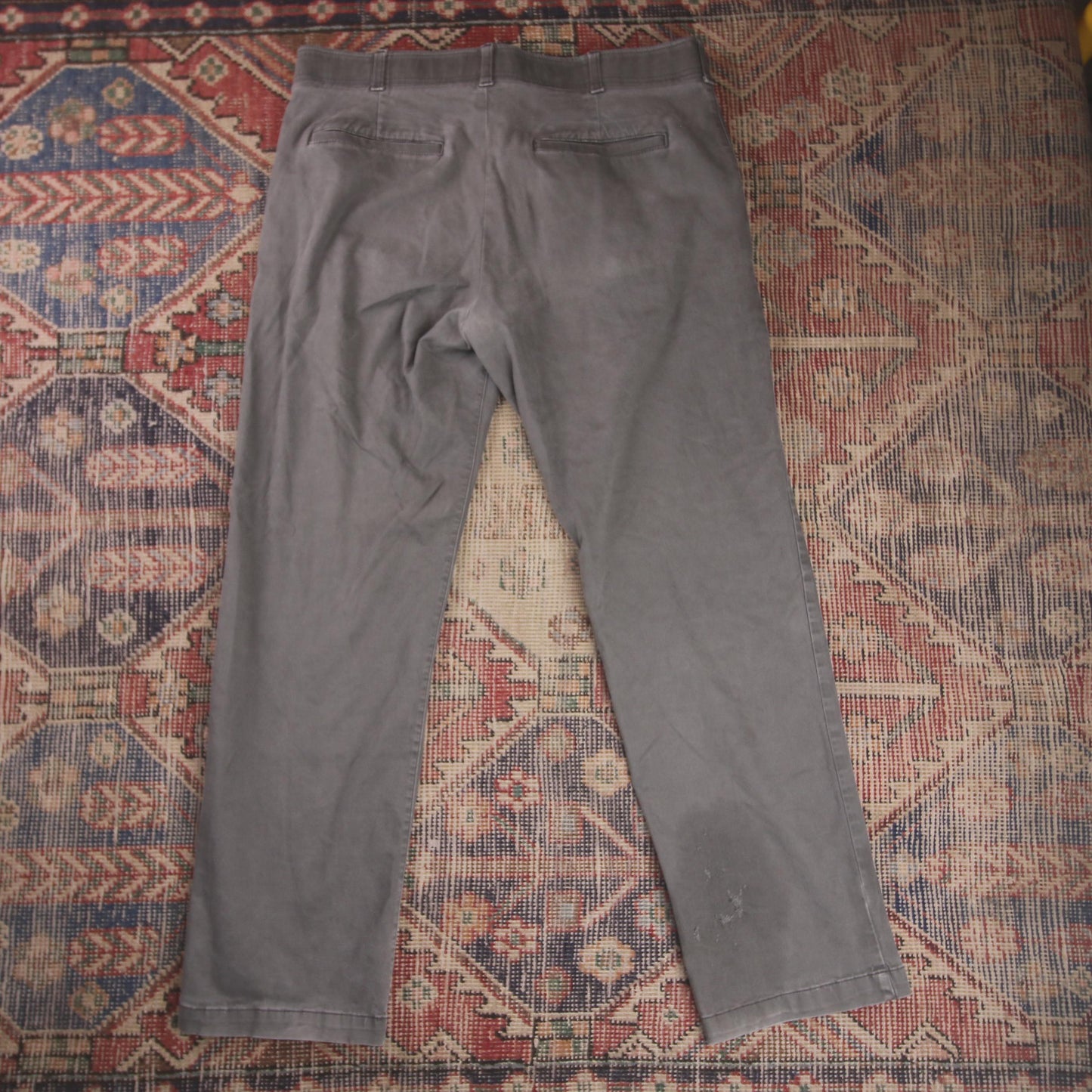 Lee W36 L30 Straight Leg Regular Fit Grey Denim Trousers