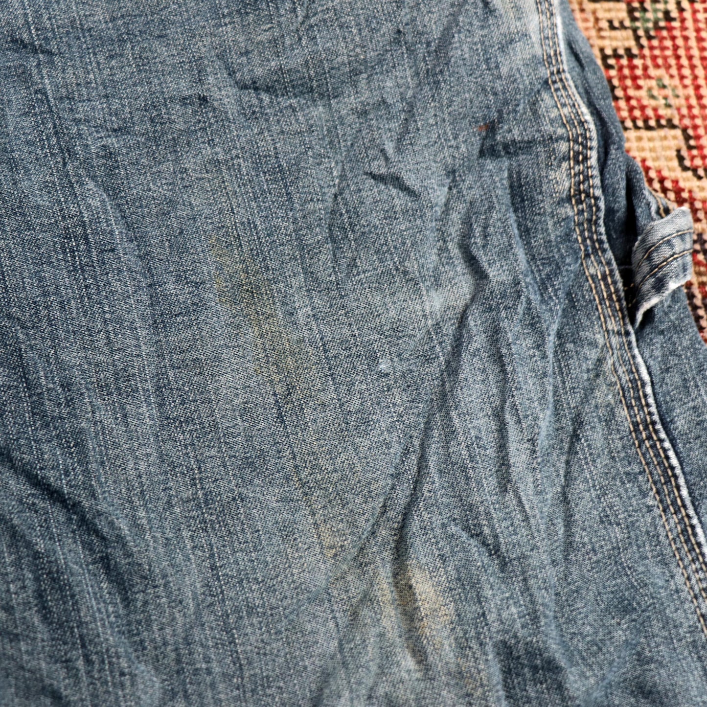 Lee W36 L31 Carpenter Classic Ripped Style Blue Denim Jeans